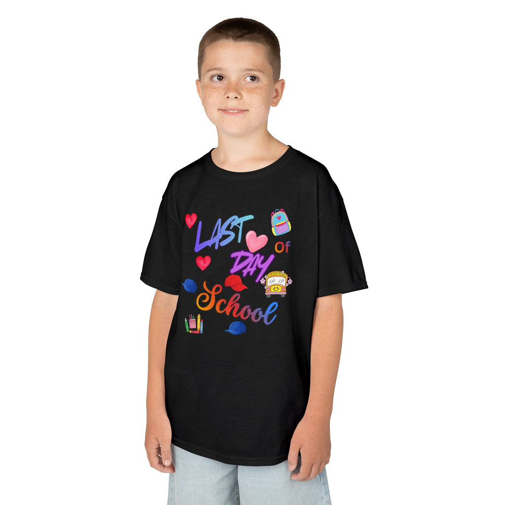 Kids "Last Day of School" T‑Shirt — Colorful End‑of‑School Celebration Tee