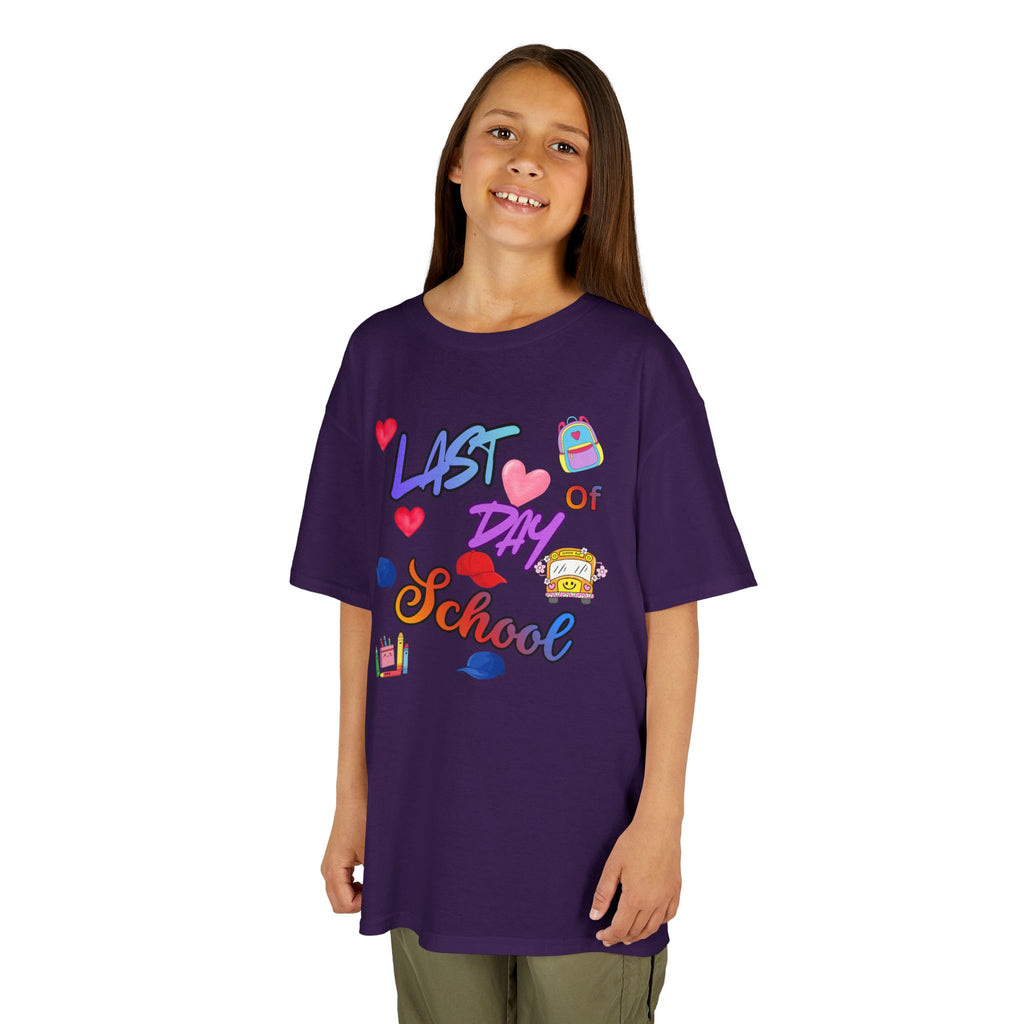 Kids "Last Day of School" T‑Shirt — Colorful End‑of‑School Celebration Tee