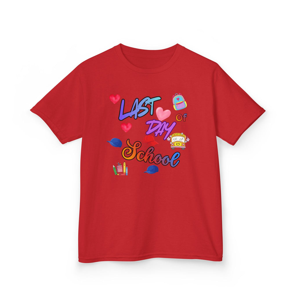 Kids "Last Day of School" T‑Shirt — Colorful End‑of‑School Celebration Tee