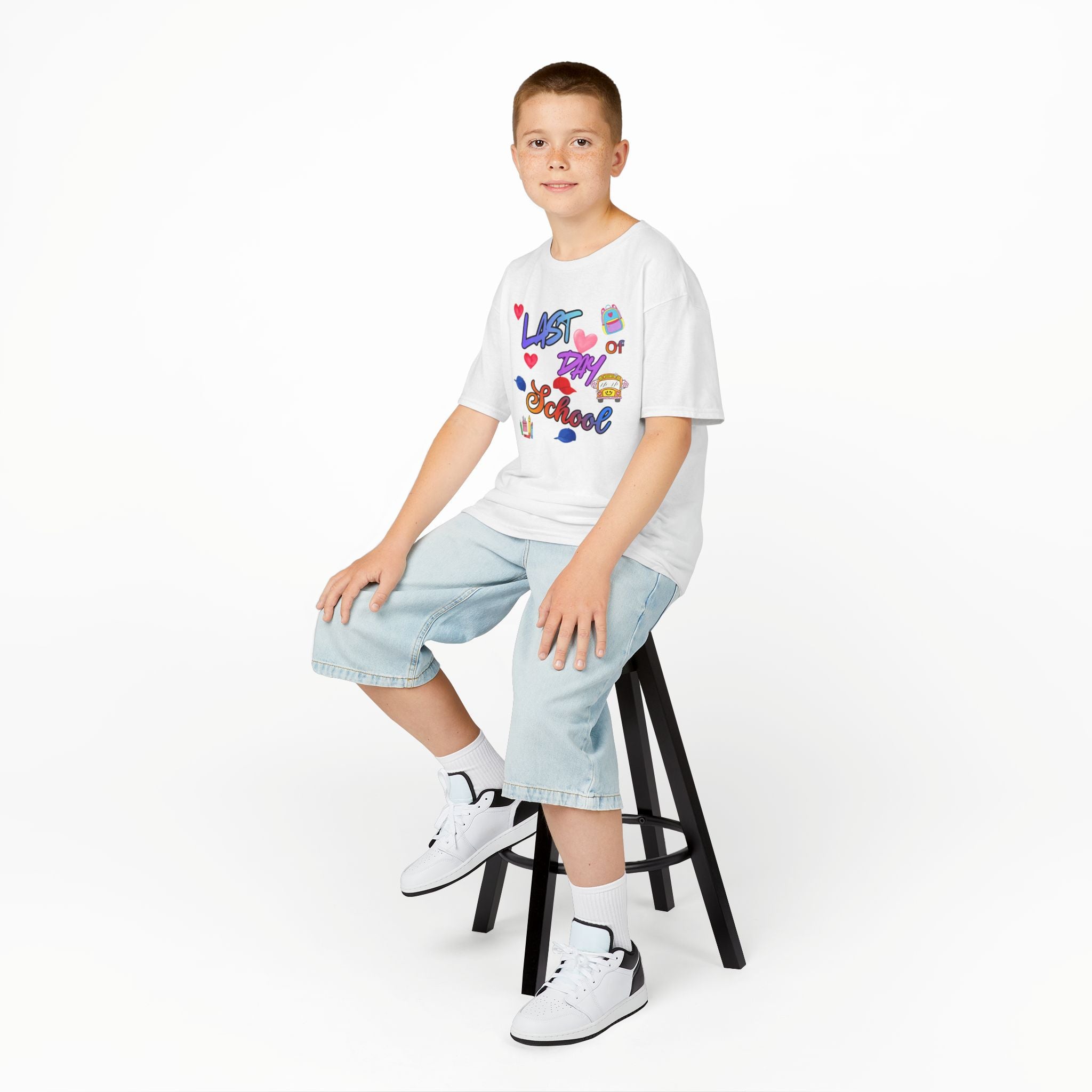 Kids "Last Day of School" T‑Shirt — Colorful End‑of‑School Celebration Tee
