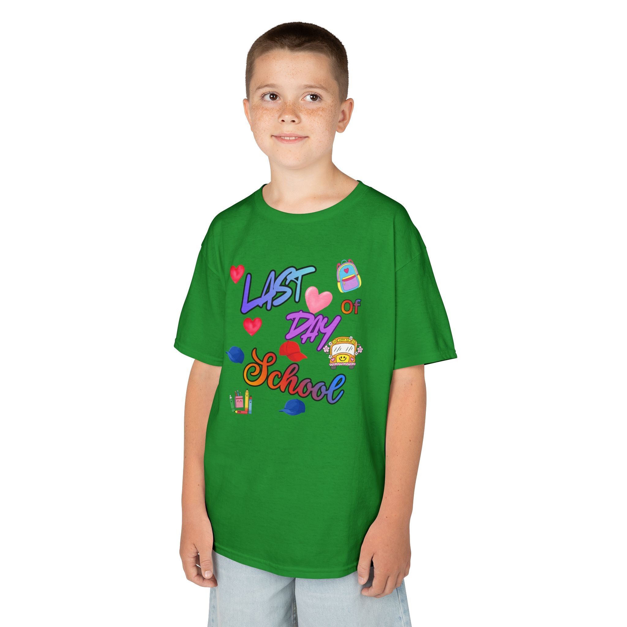 Kids "Last Day of School" T‑Shirt — Colorful End‑of‑School Celebration Tee