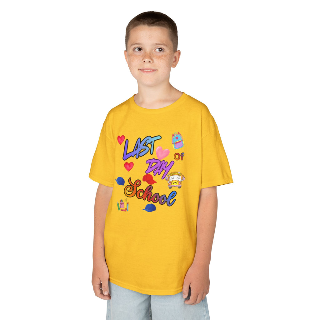 Kids "Last Day of School" T‑Shirt — Colorful End‑of‑School Celebration Tee