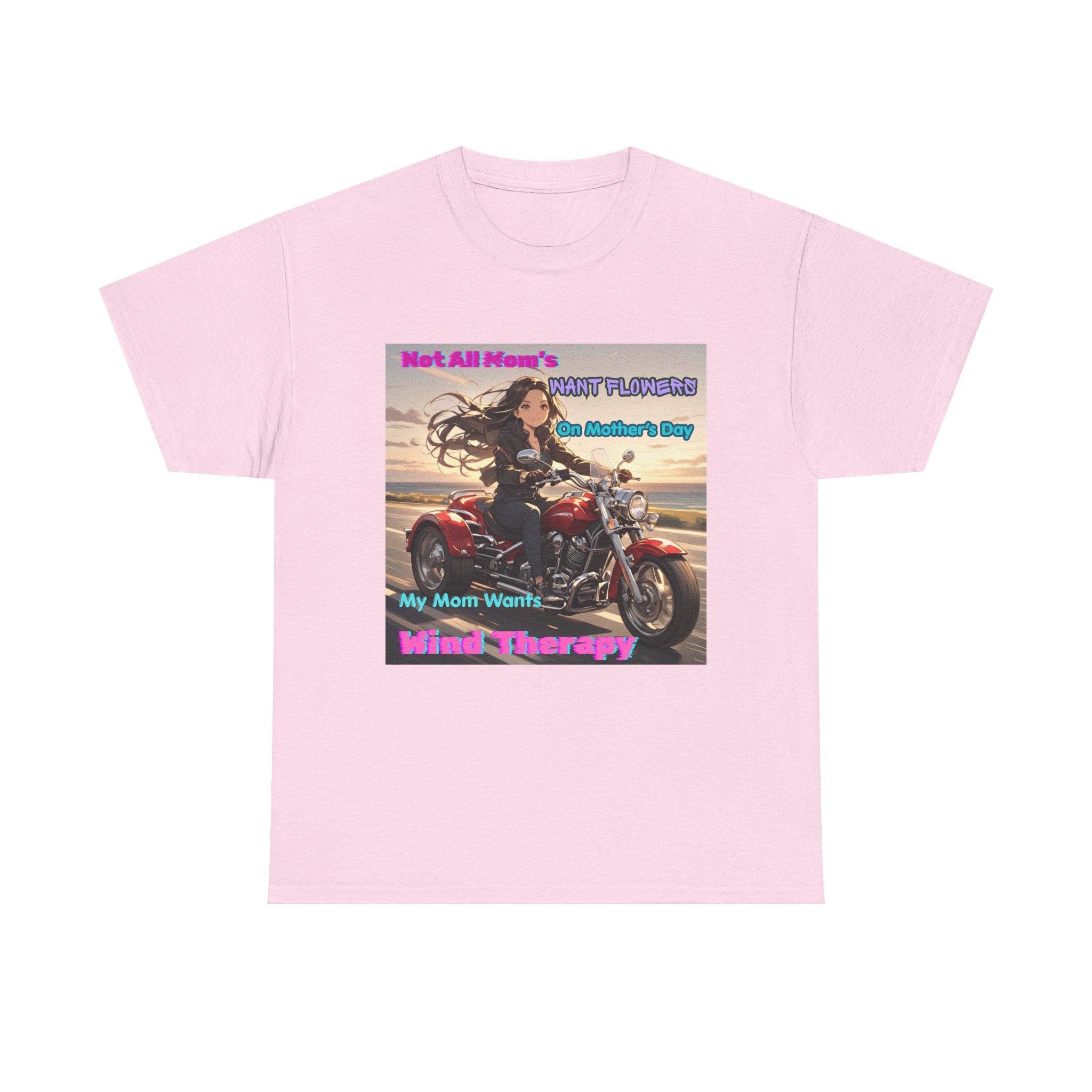 Motorcycle Mom Tee — 'Not All Moms' Mind Therapy Biker Graphic Shirt