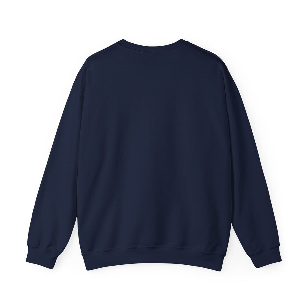 Crewneck Sweatshirt — "It's Fine, I Have Coffee" Cute Sleepy Chick Coffee Sweatshirt