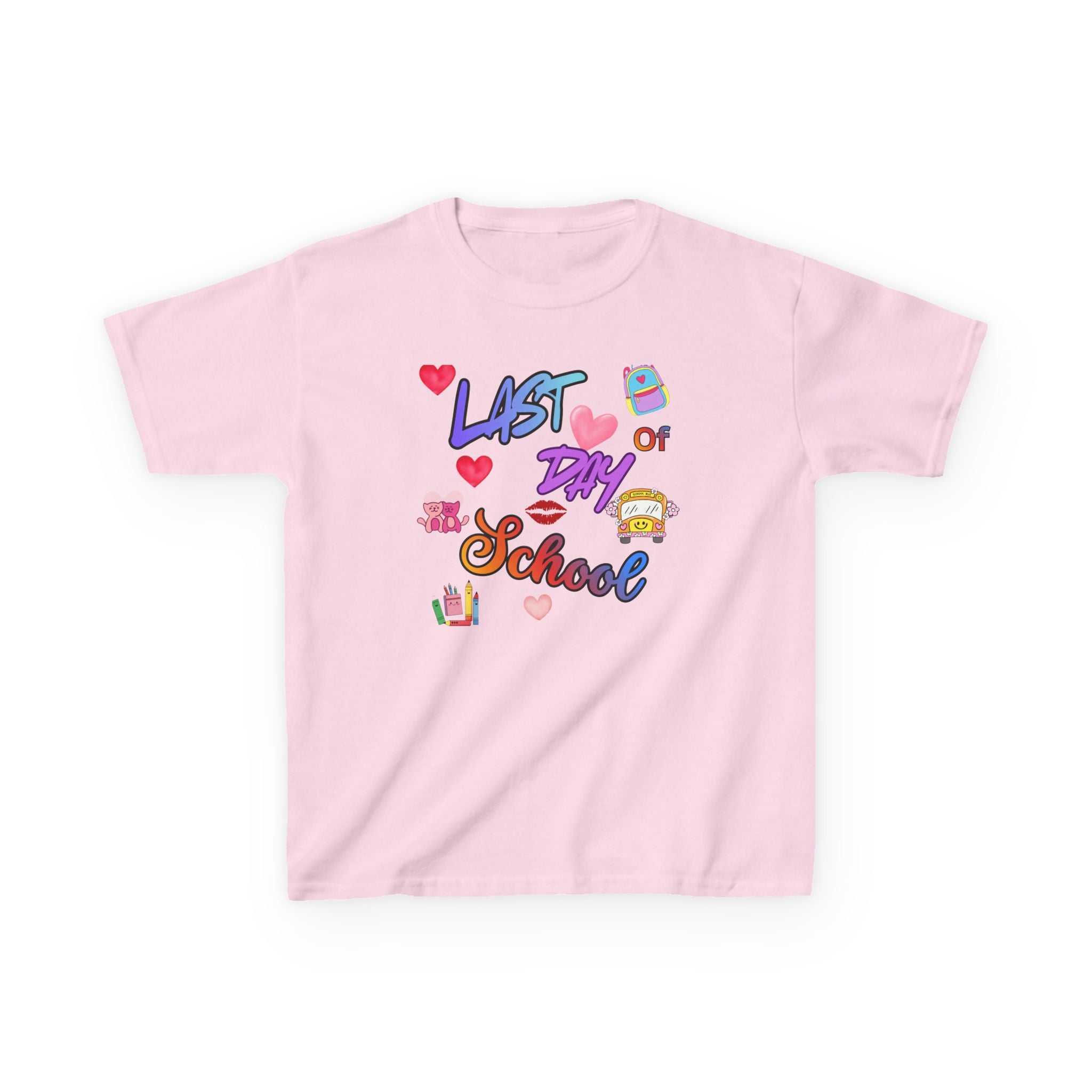 Kids "Last Day of School" T-Shirt — Colorful End-of-Year Tee for Boys & Girls