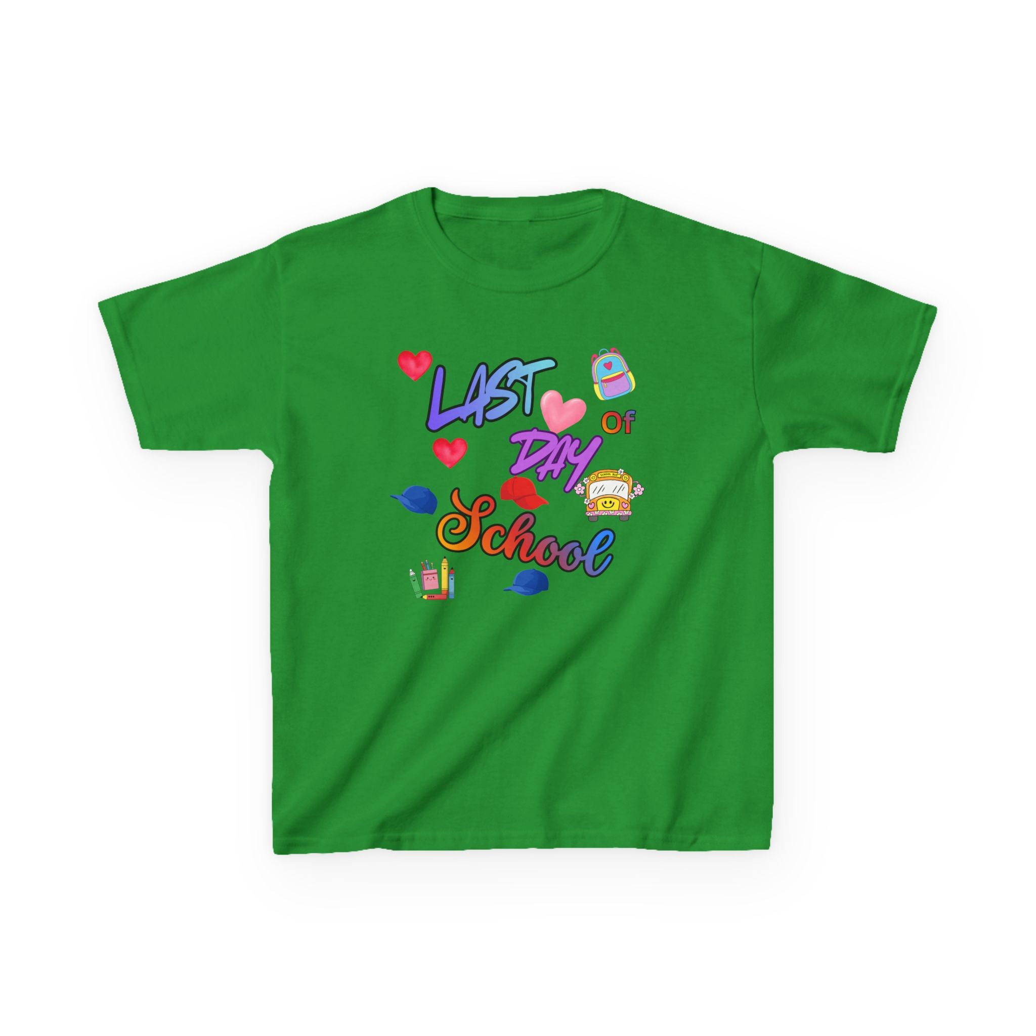 Kids "Last Day of School" T‑Shirt — Colorful End‑of‑School Celebration Tee