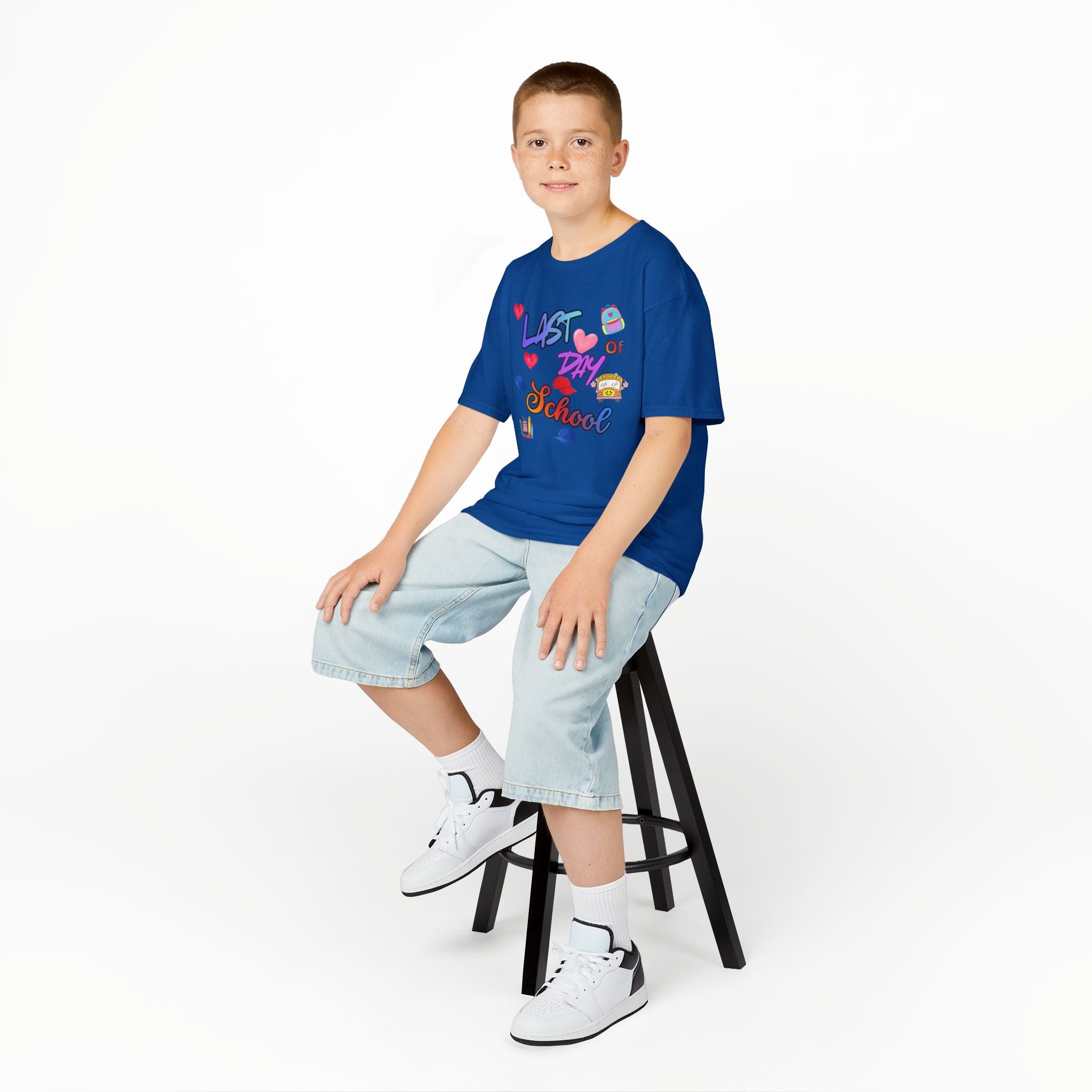 Kids "Last Day of School" T‑Shirt — Colorful End‑of‑School Celebration Tee