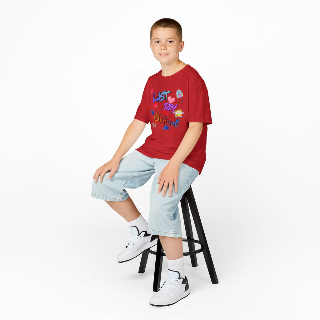 Kids "Last Day of School" T‑Shirt — Colorful End‑of‑School Celebration Tee