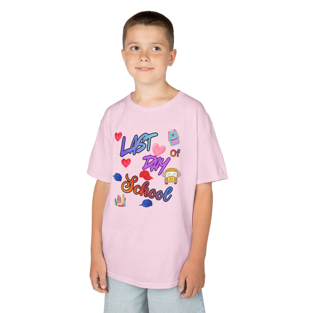 Kids "Last Day of School" T‑Shirt — Colorful End‑of‑School Celebration Tee