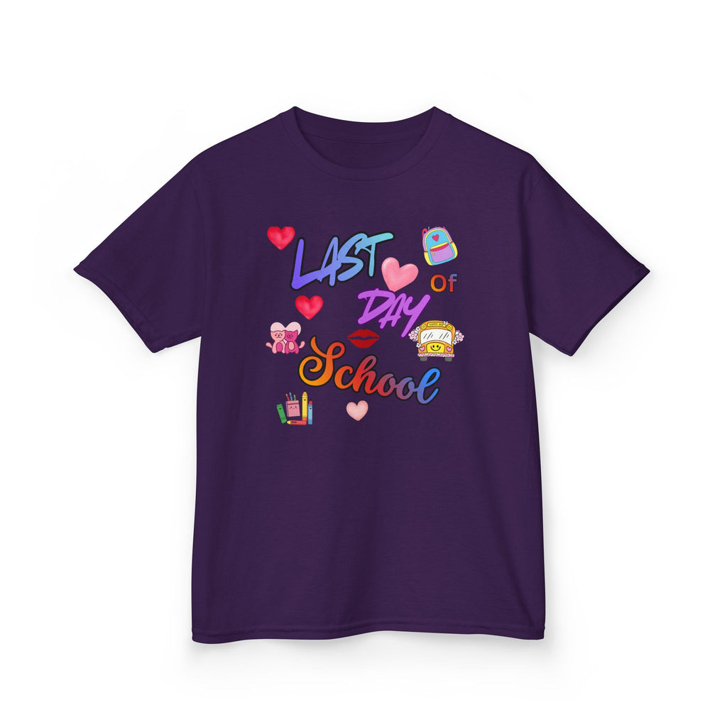 Kids "Last Day of School" T-Shirt — Colorful End-of-Year Tee for Boys & Girls