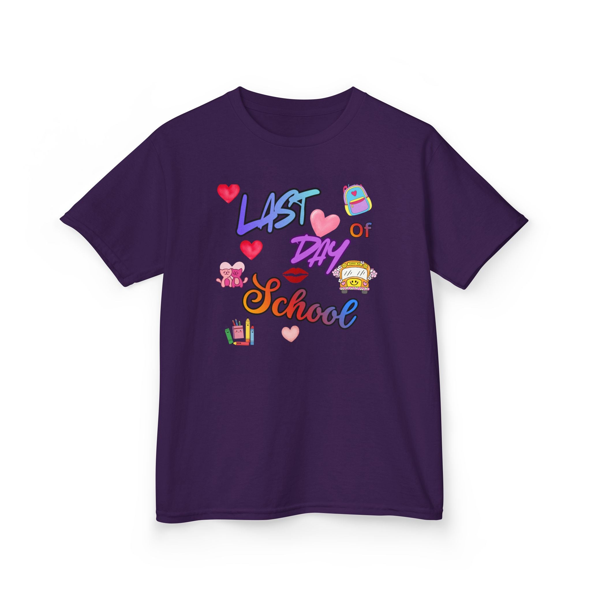 Kids "Last Day of School" T-Shirt — Colorful End-of-Year Tee for Boys & Girls