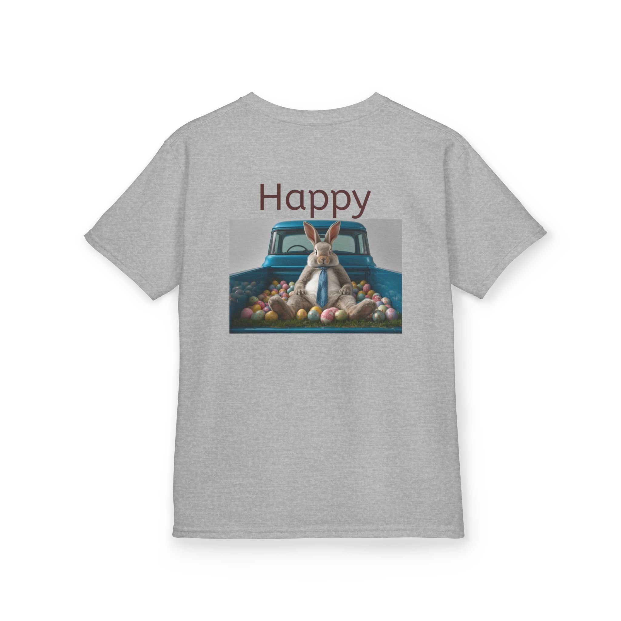 Kids T-Shirt — Happy Easter Bunny Truck Graphic Tee