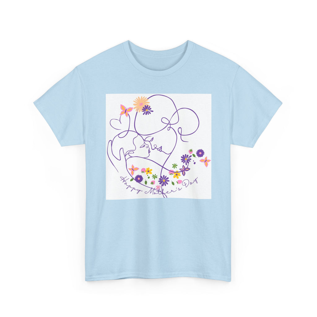 Floral Love Line Art Tee — "Start Anew" Flower Graphic T‑Shirt
