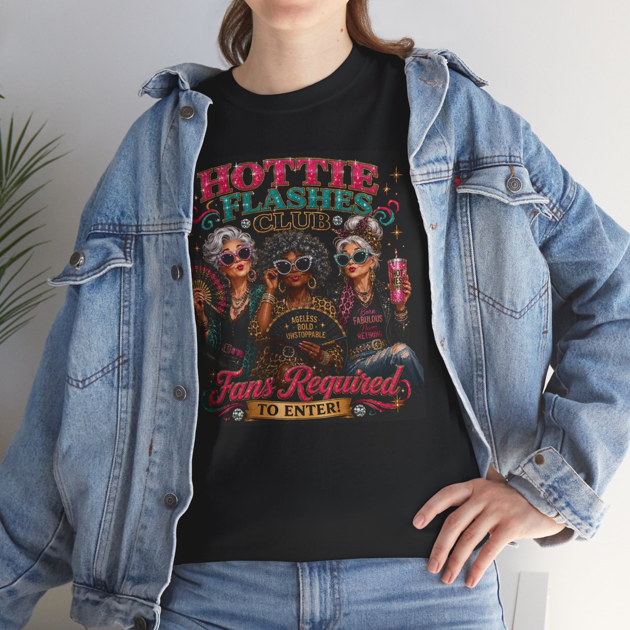 T-Shirt — “Hotter Than Flashers” Day of the Dead Rocker Tee (Fans Required)