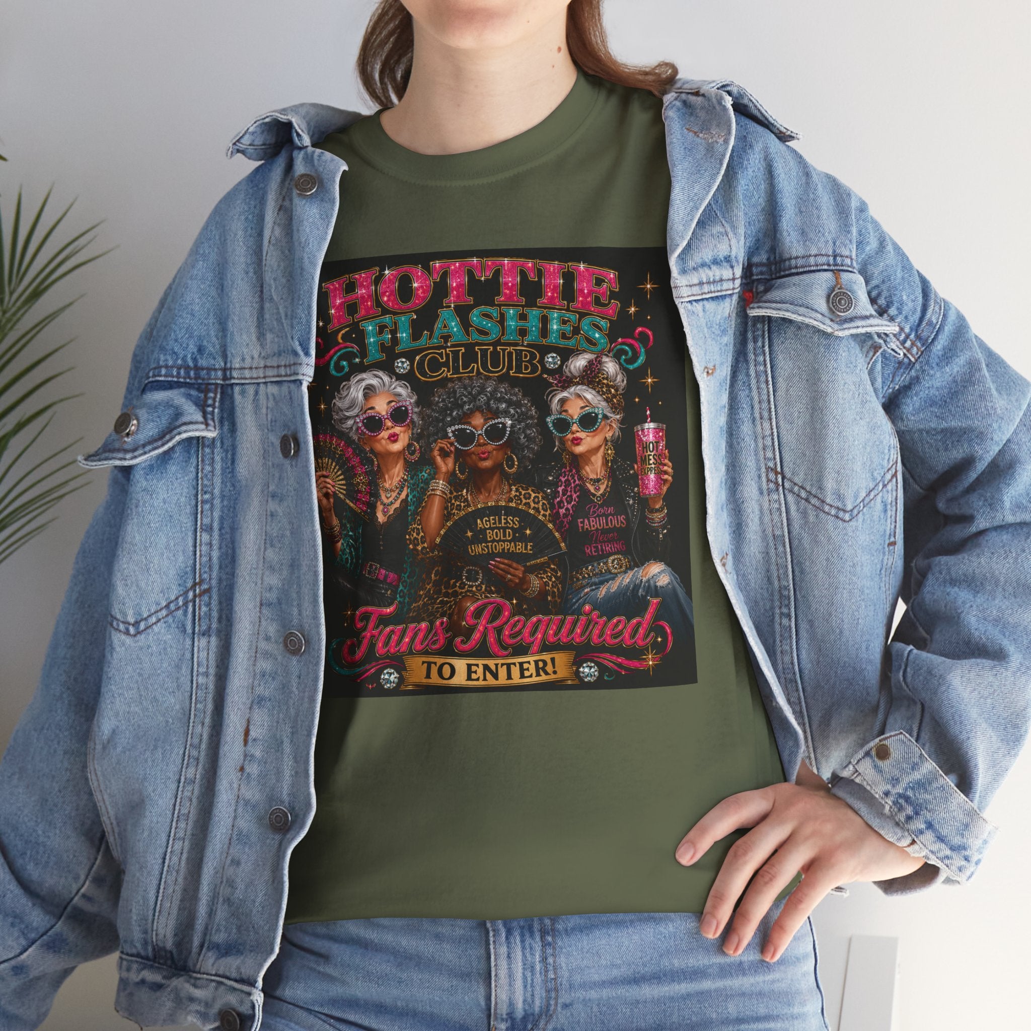 T-Shirt — “Hotter Than Flashers” Day of the Dead Rocker Tee (Fans Required)