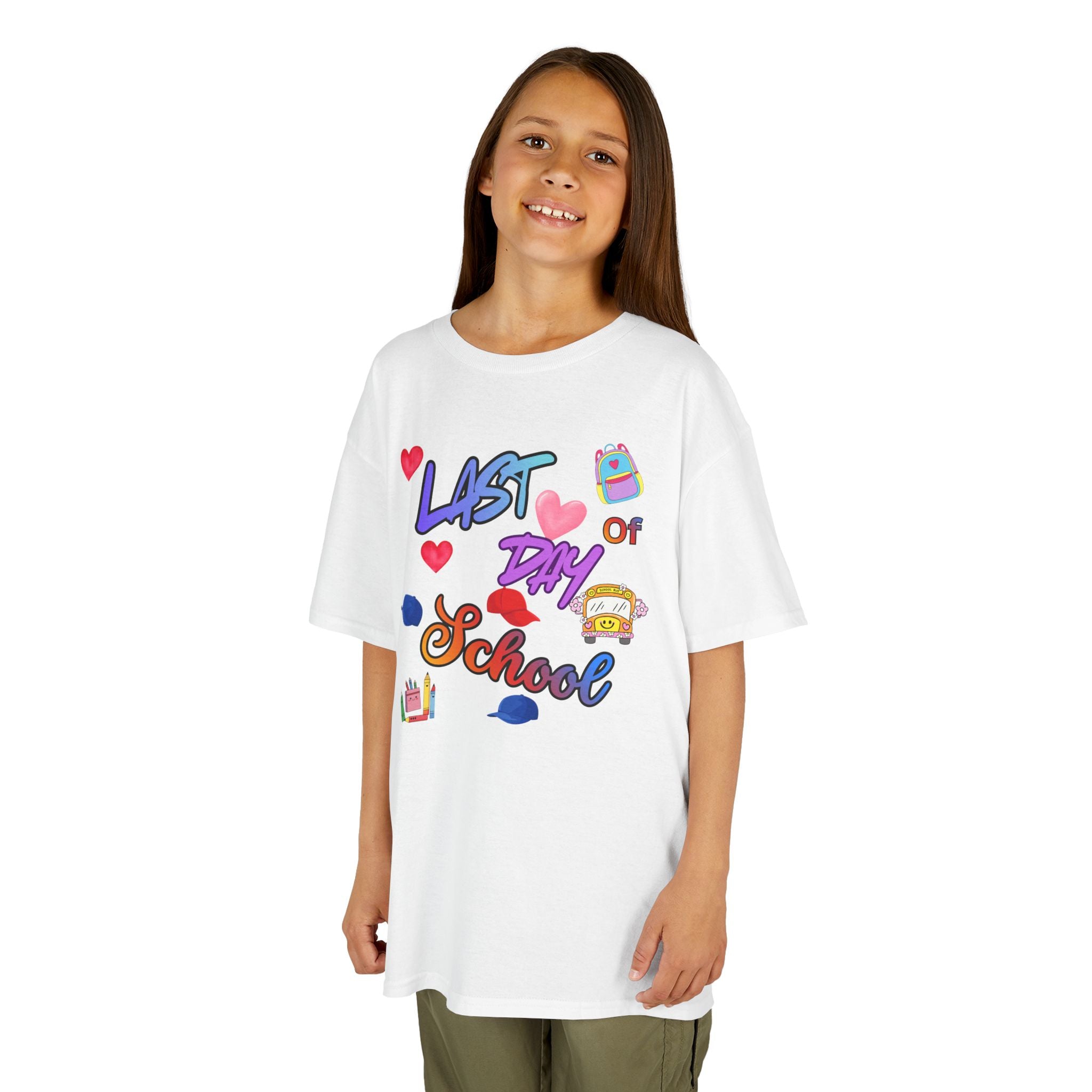 Kids "Last Day of School" T‑Shirt — Colorful End‑of‑School Celebration Tee
