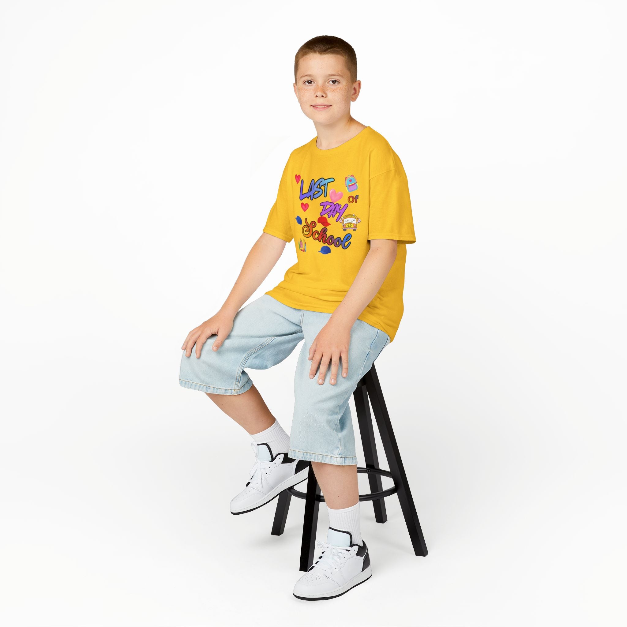 Kids "Last Day of School" T‑Shirt — Colorful End‑of‑School Celebration Tee