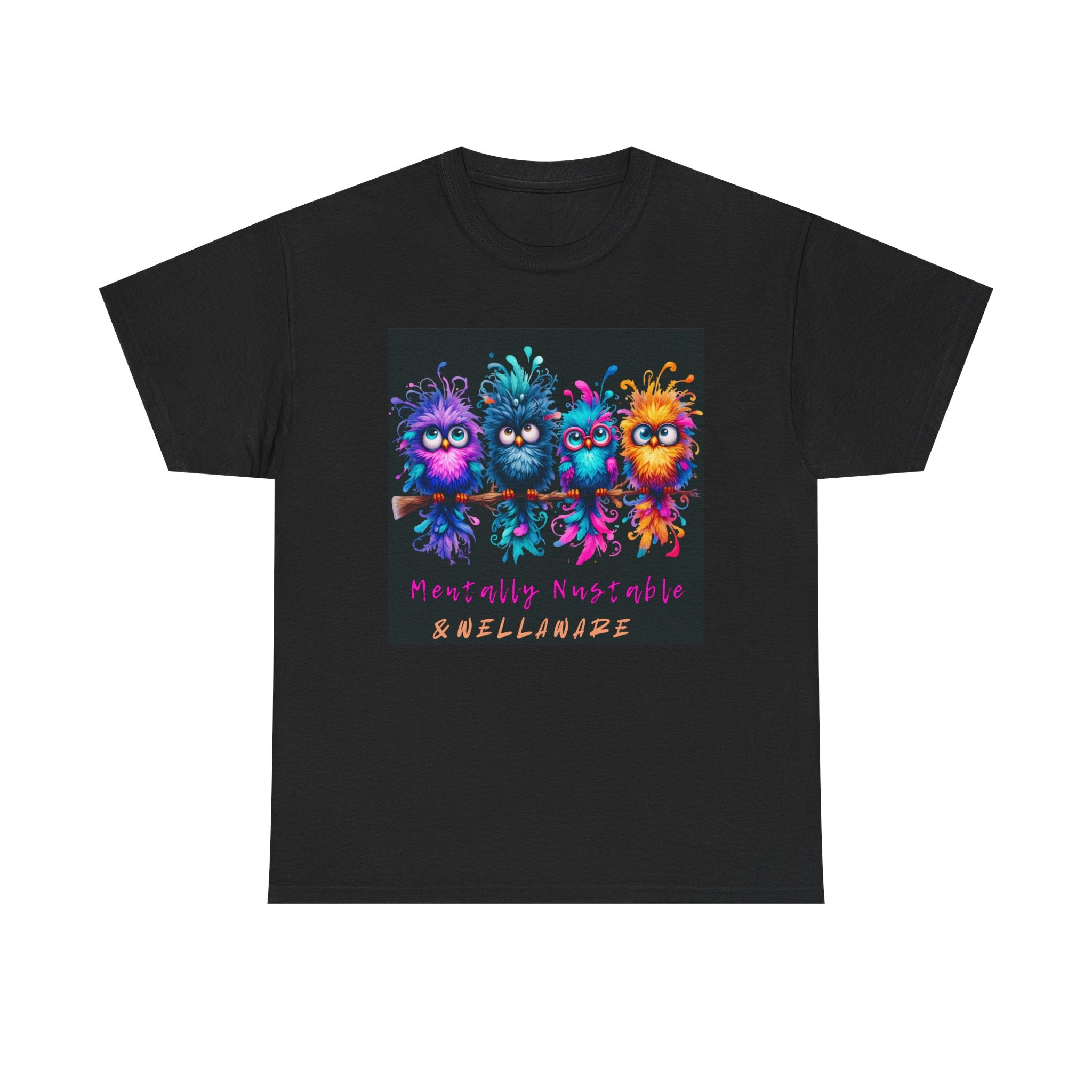 Mentally Unstable Skelliwaze Tee — Colorful Cute Monster Graphic T-Shirt