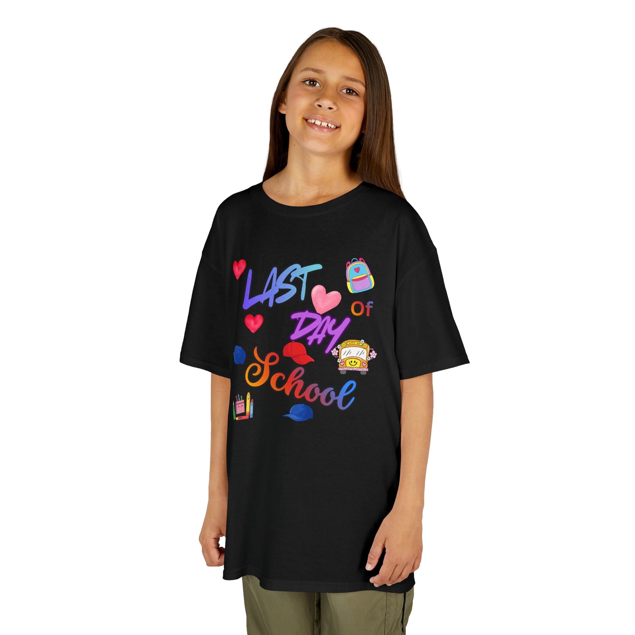 Kids "Last Day of School" T‑Shirt — Colorful End‑of‑School Celebration Tee