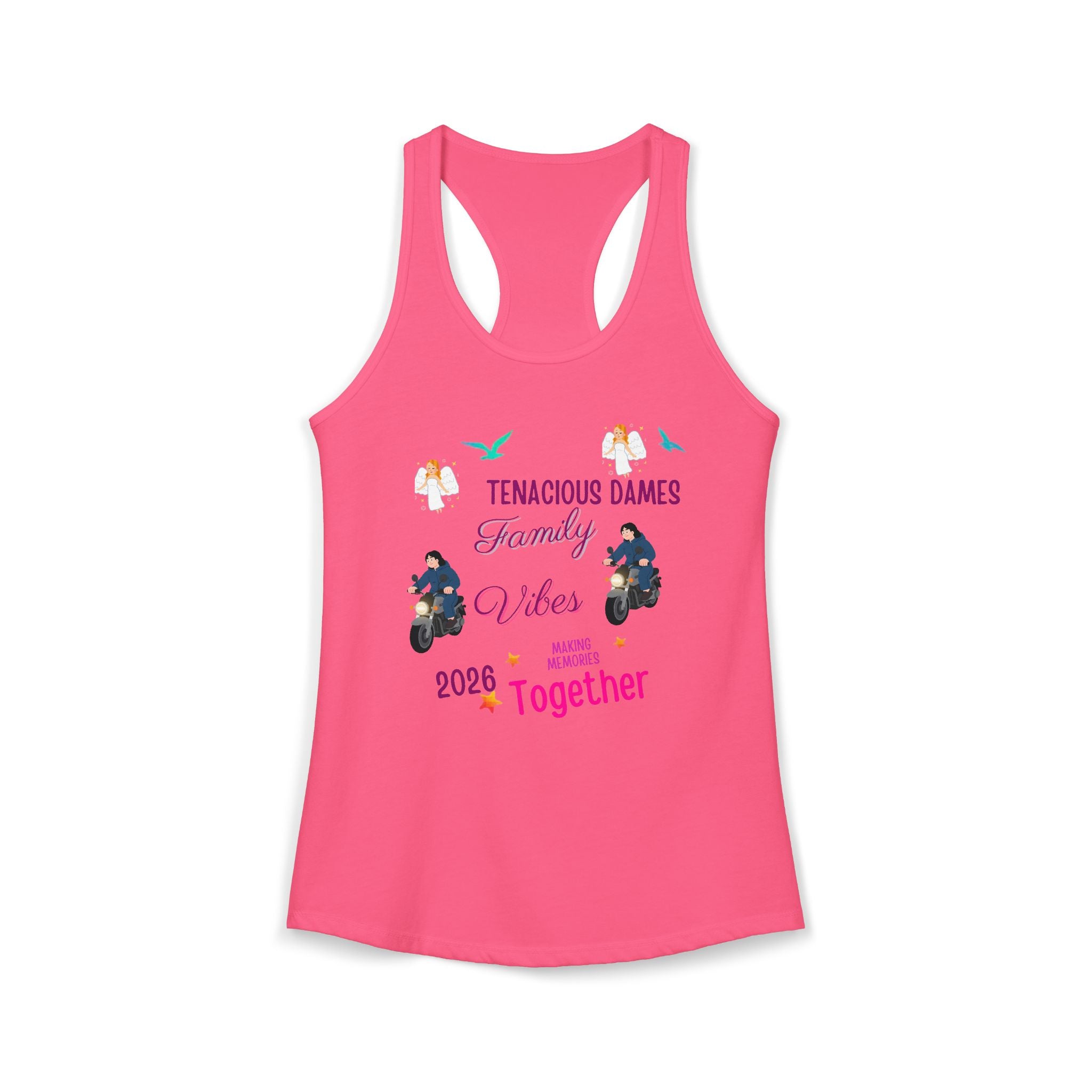 Women's Ideal Racerback Tank  family vibe